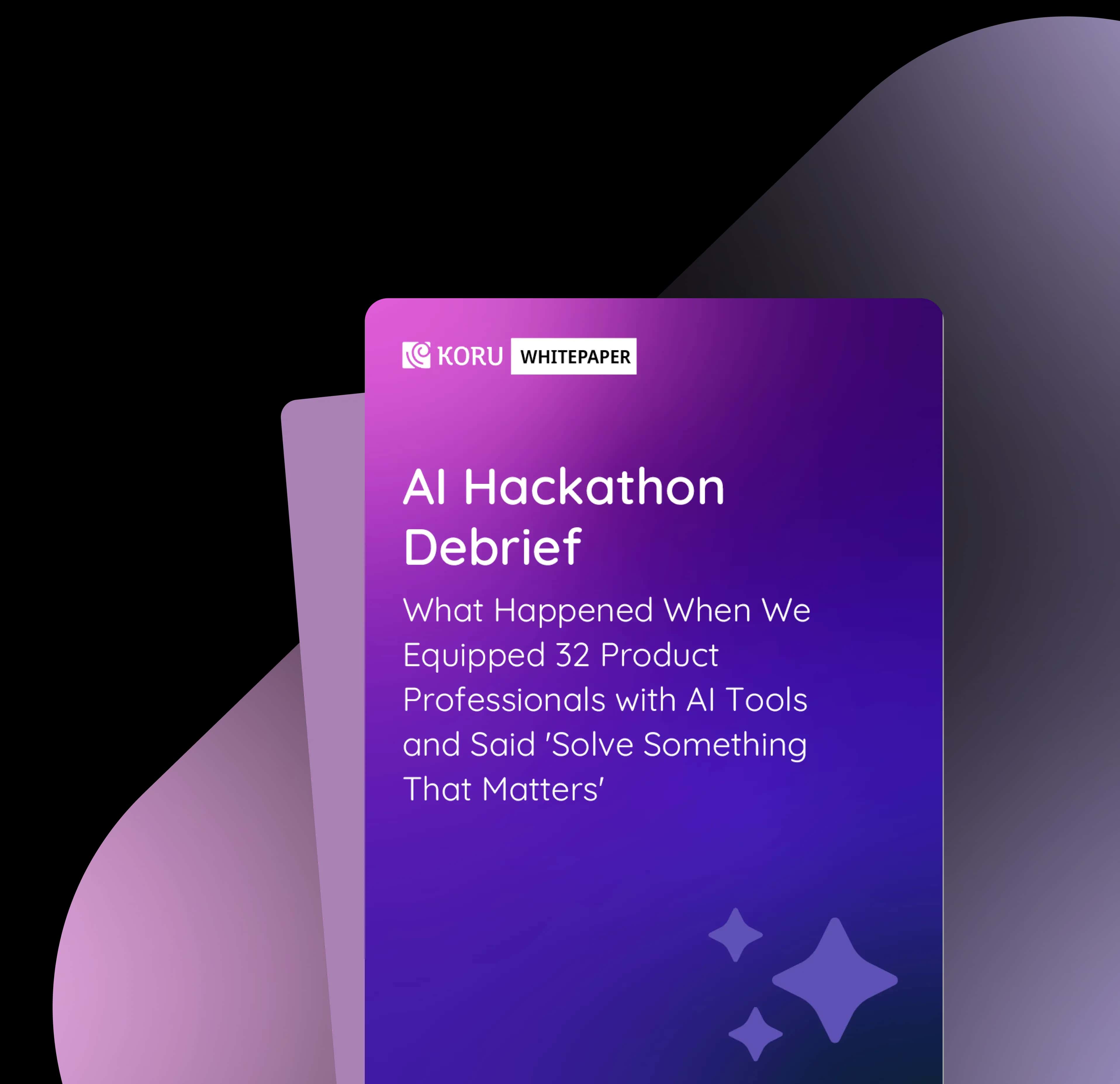 AI Hackathon Debrief Cover Image