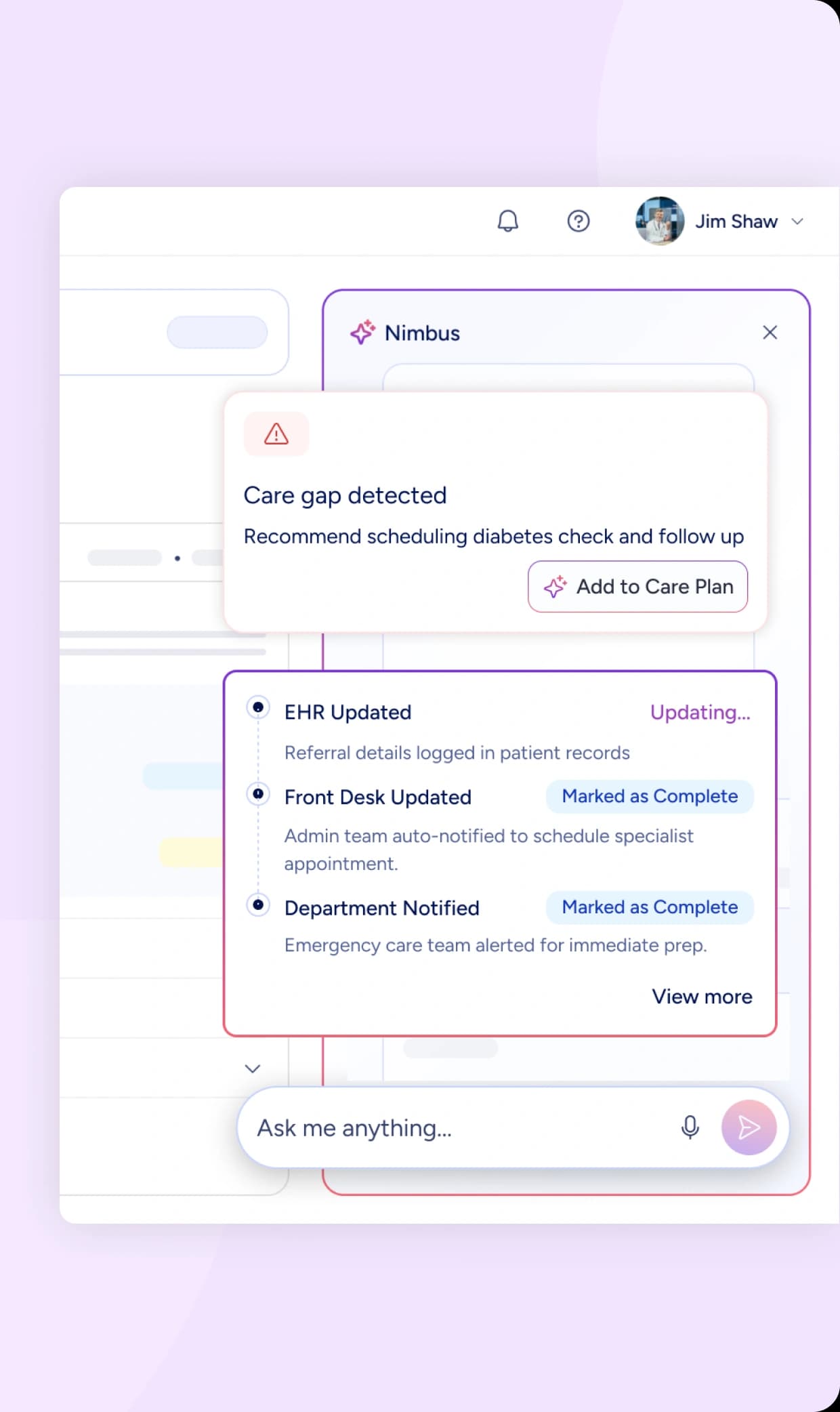 AI Copilots Mockup