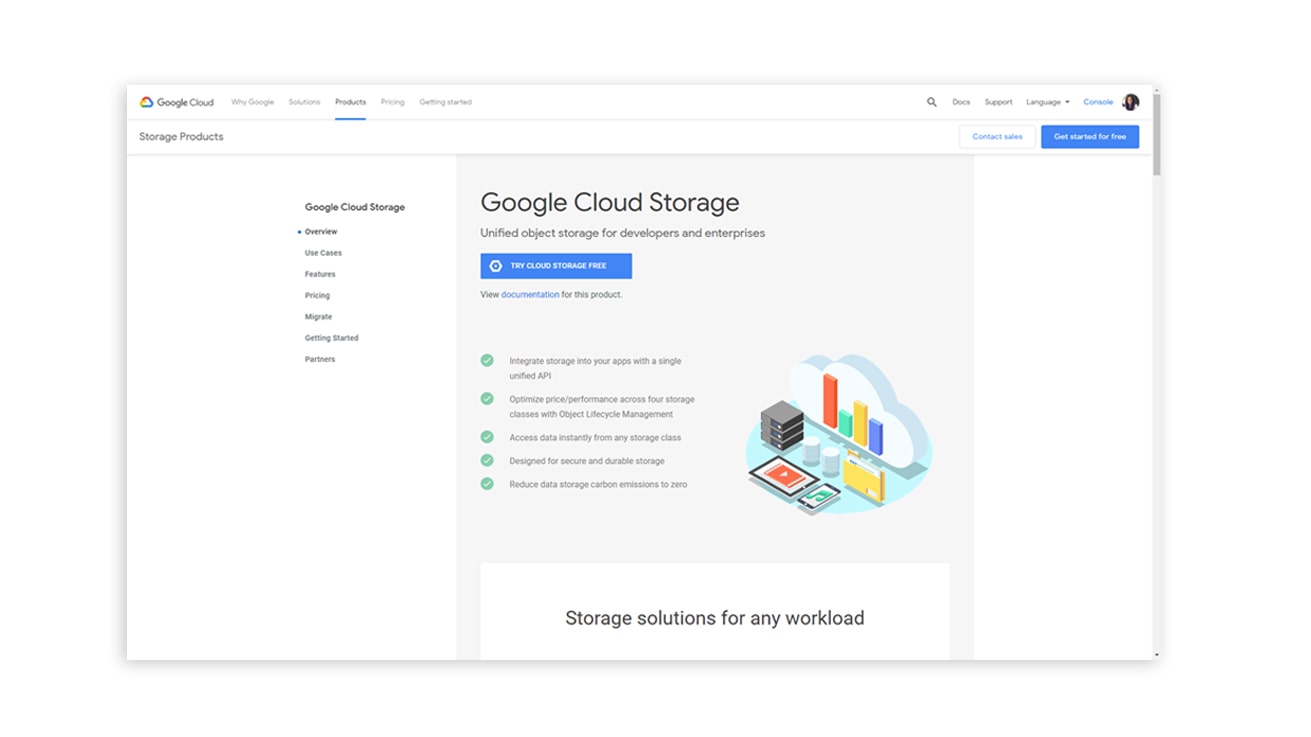 Google cloud storage User Experience - UX Case Study