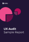 ux audit sample report