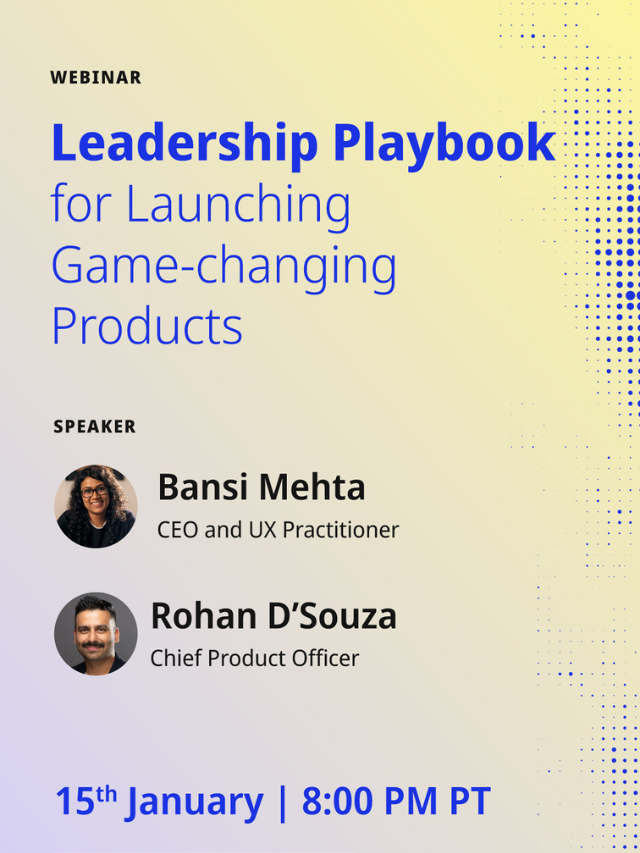 Leadership Playbook for Launching Game Changing Products