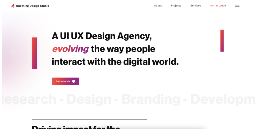 Onething Design: Enhancing E-commerce, EdTech, and FinTech Experiences UI/UX Design agencies