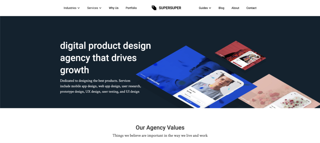 Supersuper Agency: UI/UX Frontiers for Startups, E-Commerce, and Lifestyle Brands UI/UX Design agencies